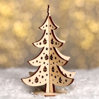 Модель из дерева «Ёлка сборная №7» Модель из дерева «Ёлка сборная №7»