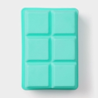 Форма для льда Доляна «Кубик», силикон, 16,5×11,5×5 см, 6 ячеек (5×5 см), цвет бирюзовый Форма для льда Доляна «Кубик», силикон, 16,5×11,5×5 см, 6 ячеек (5×5 см), цвет бирюзовый