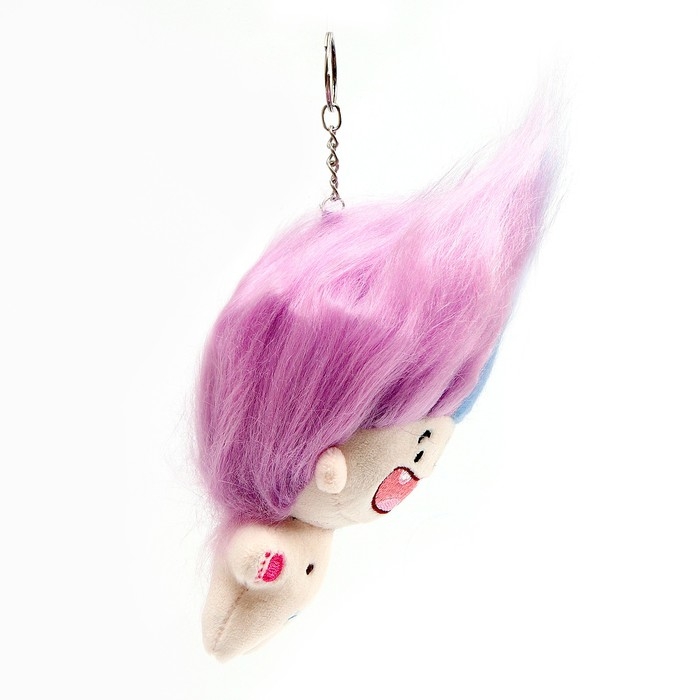 Мягкая игрушка &laquo;Тролли&raquo;, на брелоке, 12 см, цвет МИКС