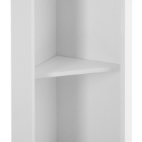 Пенал для ванной комнаты угловой, 31,5 х 31,5 х 180 см