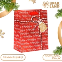 Пакет ламинированный &laquo;С новым годом!&raquo;, MS 18 &times; 23 &times; 10 см