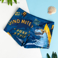 Плавки купальные для мальчика KAFTAN &laquo;Дино&raquo;, рост 110-116 (32), цвет синий