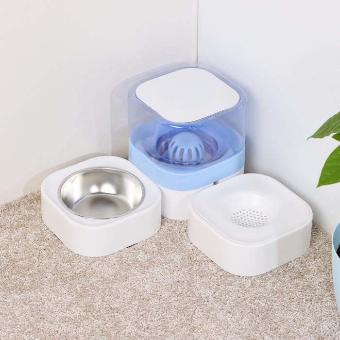 Автокормушка со съёмной крышкой, контейнер 1,8 л, фиолетовая Автокормушка со съёмной крышкой, контейнер 1,8 л, фиолетовая