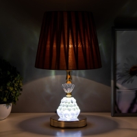 Настольная лампа Джустина 1x60Вт E27 золотой 21х21х35 см RISALUX Настольная лампа Джустина 1x60Вт E27 золотой 21х21х35 см RISALUX