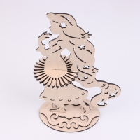 Салфетница &laquo;Девушка Лето&raquo;, фанера