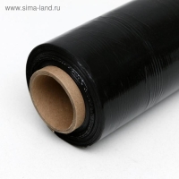 Стрейч-пленка, черная, 500 мм х 217 м, 2 кг, 20 мкм