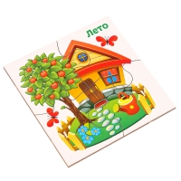 Развивающие пазлы из дерева &laquo;Времена года&raquo;