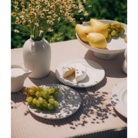 Набор тарелок керамических SL Home &laquo;Арена Бланка&raquo;, d=20 см, цвет белый