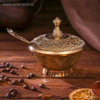 Сахарница латунь "Гармония" 9,7х9,7х9,5 см Сахарница латунь "Гармония" 9,7х9,7х9,5 см
