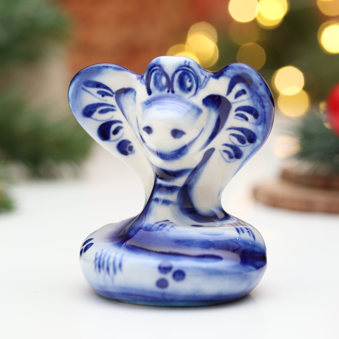 Сувенир "Змей Серафим", гжель, 7,5 см