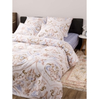 Постельное бельё евро Luisa de Rizzo Аурита 200х220см, 200х220см, 70х70см 2шт, бязь 120г/м хл100% Постельное бельё евро Luisa de Rizzo Аурита 200х220см, 200х220см, 70х70см 2шт, бязь 120г/м хл100%