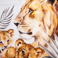 Полотенце Этель &laquo;Папа&raquo; 40х73 см, 100% хлопок, вафля 160 гр/м2