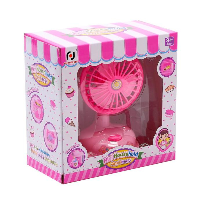 Бытовая техника &laquo;Вентилятор&raquo;, работает от батареек, цвета МИКС