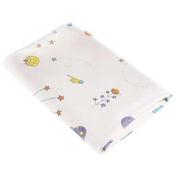 Пеленка на непромокаемой основе, 50*70 см &laquo;Космос&raquo;