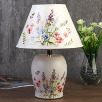 Лампа настольная 6793948/1 E14 40Вт "Полевые цветы" 25х25х34 см
