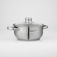 Набор кастрюль «Гретта», 2 предмета: 2,2 л; 3,2 л, капсульное дно, индукция Набор кастрюль «Гретта», 2 предмета: 2,2 л; 3,2 л, капсульное дно, индукция