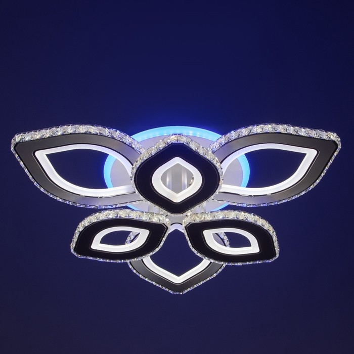 Люстра с ПДУ "Лючия" 6хLED 204Вт 3000-6000К RGB белый 70х70х10см