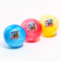 Мяч детский Paw Patrol &laquo;Вперед&raquo;, 16 см, 50 г, мрамор, МИКС