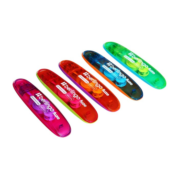 Корректирующая лента 5 мм х 6 метров, Berlingo "Fuze", микс цветов