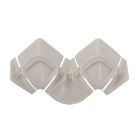 Набор комплектующих к плинтусу для столешницы "Идеал" Светло-серый Глянцевый Набор комплектующих к плинтусу для столешницы "Идеал" Светло-серый Глянцевый