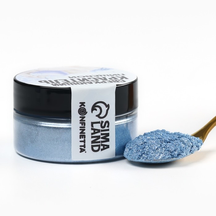 Кандурин крупный «Небесно-голубой» для десертов и напитков, водорастворимый, 5 г. Кандурин крупный «Небесно-голубой» для десертов и напитков, водорастворимый, 5 г.