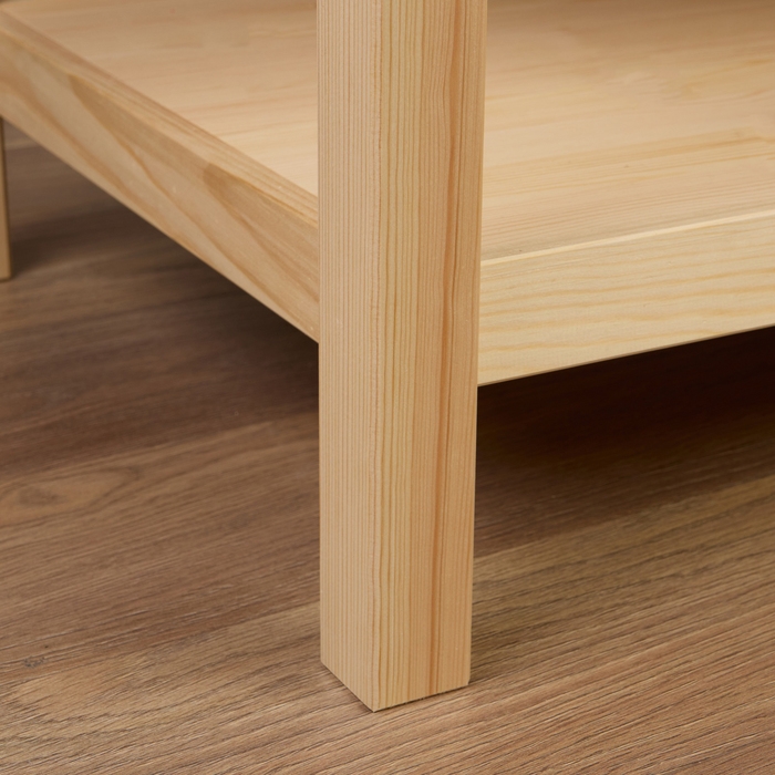 Стол журнальный массив сосны, 80х55х43