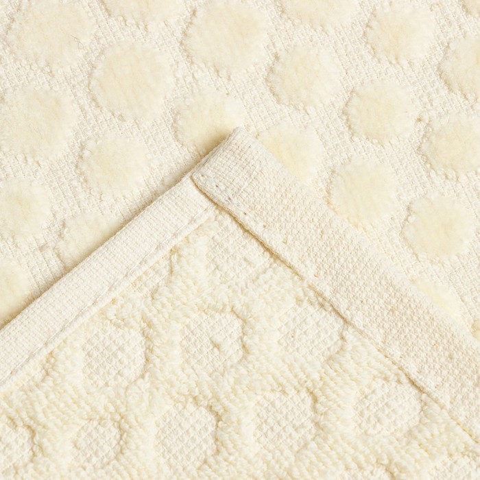 Полотенце махровое Love Life &laquo;Комфорт&raquo; 30х50 см, молочный, 100% хл, 500 гр/м2