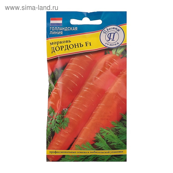 Семена Морковь Семена Морковь "Дордонь" F1, лента 6 м