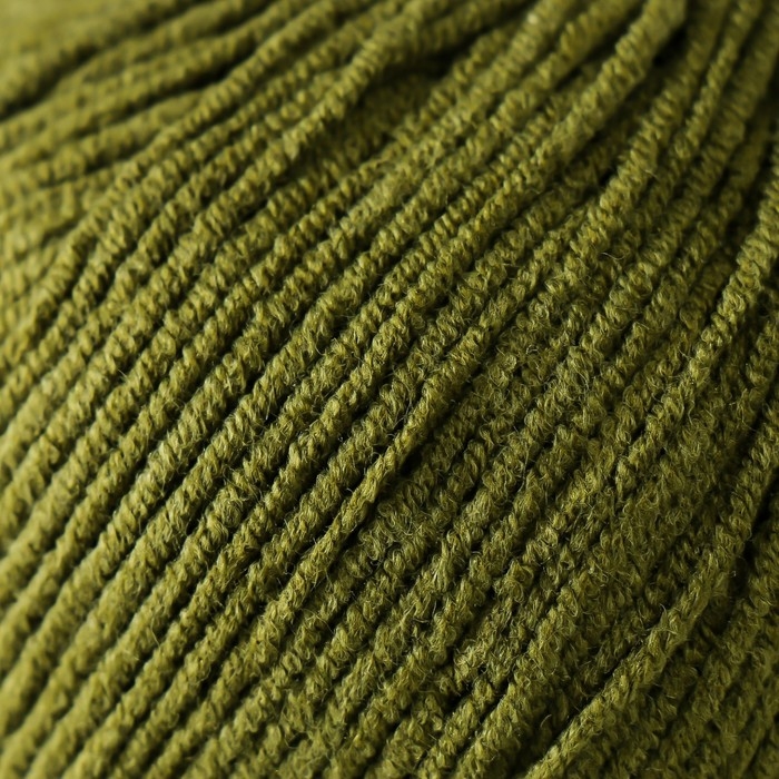 Пряжа Пряжа "Jeans" 55% хлопок, 45% акрил 160м/50гр (82 хаки)