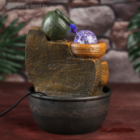 Фонтан настольный от сети "Ганеша у водопада с кувшином" 28х19х19 см Фонтан настольный от сети "Ганеша у водопада с кувшином" 28х19х19 см