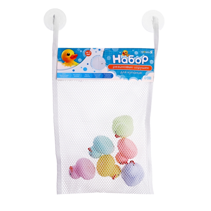 Набор игрушек для купания в ванной &laquo;Нежные уточки&raquo;, 6 шт.