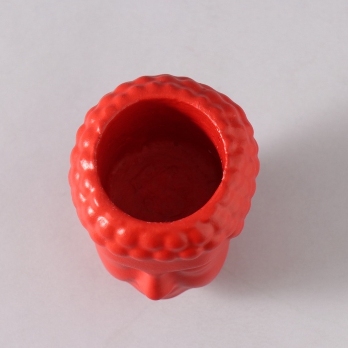 Подсвечник Подсвечник "Будда" 7*6см красный