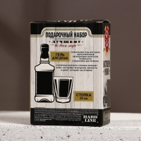 Подарочный набор косметики &laquo;На удачу&raquo;, гель для душа во флаконе виски 100 мл и стопка, Новый Год