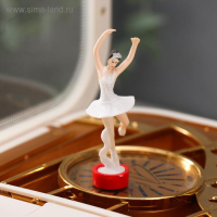 Шкатулка музыкальная механическая "Белый рояль с балериной" 10,5х17,5х18,5 см Шкатулка музыкальная механическая "Белый рояль с балериной" 10,5х17,5х18,5 см