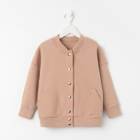 Бомбер детский MINAKU цвет бежевый, рост 104 см