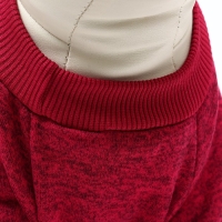 Свитер меланжевый, размер XS (ДС 14, ОШ 23, ОГ 22 см), красный Свитер меланжевый, размер XS (ДС 14, ОШ 23, ОГ 22 см), красный