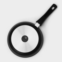 Сковорода &laquo;Традиция&raquo;, d=22 см, съёмная ручка, антипригарное покрытие, цвет чёрный