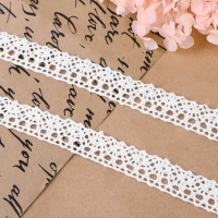 Кружево вязаное, 15 мм × 15 ± 1 м, цвет белый Кружево вязаное, 15 мм × 15 ± 1 м, цвет белый