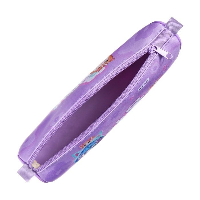 Пенал мягкий, 1 отделение, 60 х 200 х 50 мм, объёмный, Hatber Пенал мягкий, 1 отделение, 60 х 200 х 50 мм, объёмный, Hatber "Девочка-кошка"