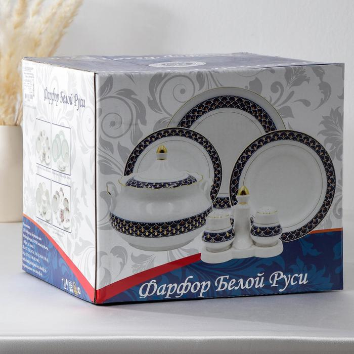 Набор столовой посуды «Букет цветов», 34 предмета Набор столовой посуды «Букет цветов», 34 предмета