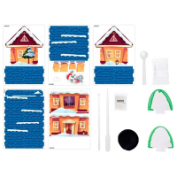 3D-конструктор и удивительный опыт &laquo;Новогодние истории&raquo;, 12 деталей, 3 опыта