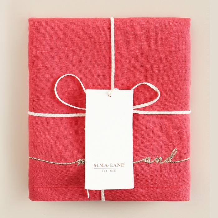 Наб. салфеток SL HOME Наб. салфеток SL HOME"Merry"40х40см-4шт., лён 100%, 170 гр/м2