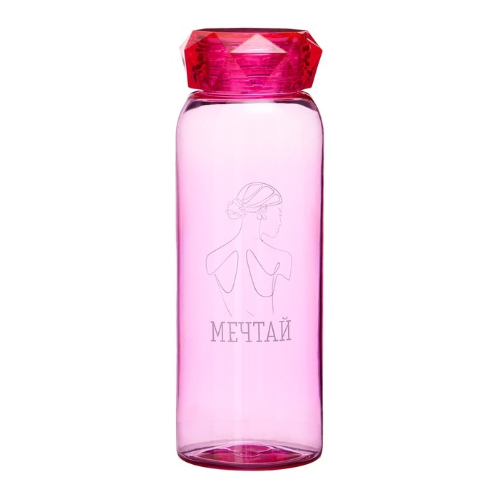 Бутылка для воды, 600 мл, "Мечтай"