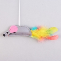 Дразнилка из фетра &laquo;&lrm;Мышка&raquo;, 7,8х3,1 см