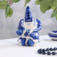 Сувенир &laquo;Слон циркач&raquo;, 13 см, гжель