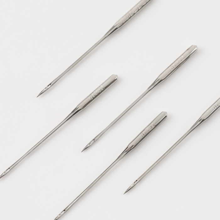 Иглы для бытовых швейных машин, универсальные, №70/10, 5 шт, NU Иглы для бытовых швейных машин, универсальные, №70/10, 5 шт, NU