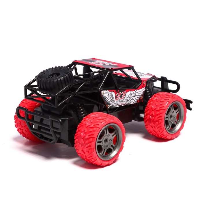 Джип радиоуправляемый «Багги», 1:18, работает от батареек, цвет красный Джип радиоуправляемый «Багги», 1:18, работает от батареек, цвет красный