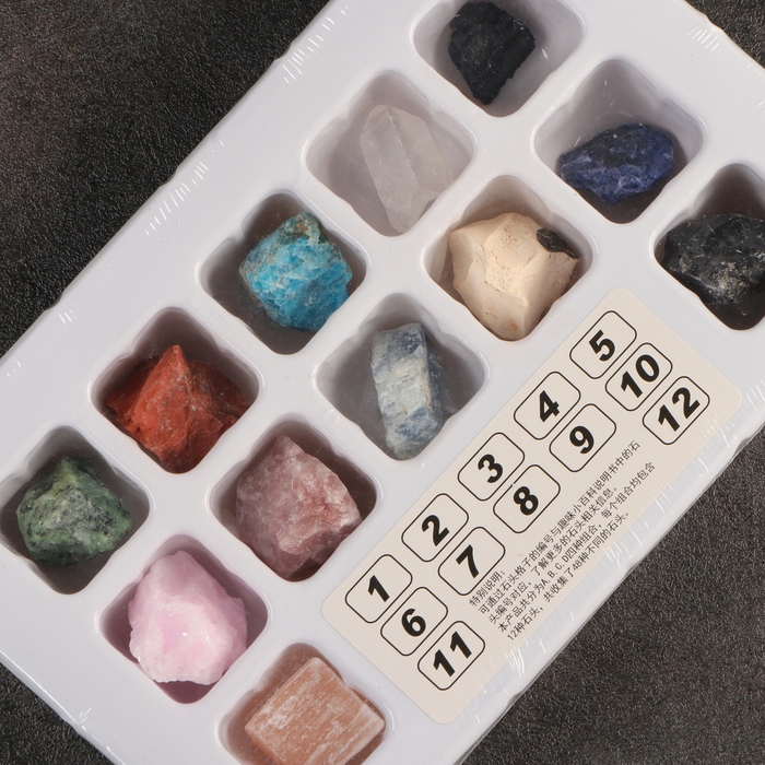 Коллекция минералов, 12шт Коллекция минералов, 12шт