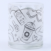 Кружка для росписи &laquo;Браслетик модницы&raquo;, 6 акриловых красок, кисточка, комплект украшений