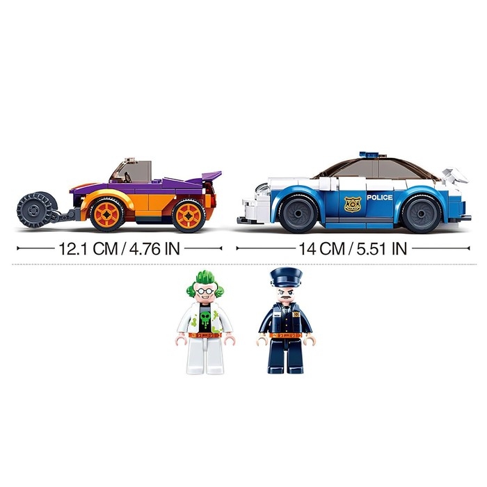 Конструктор Полиция &laquo;Погоня&raquo;, 264 детали, в пакете